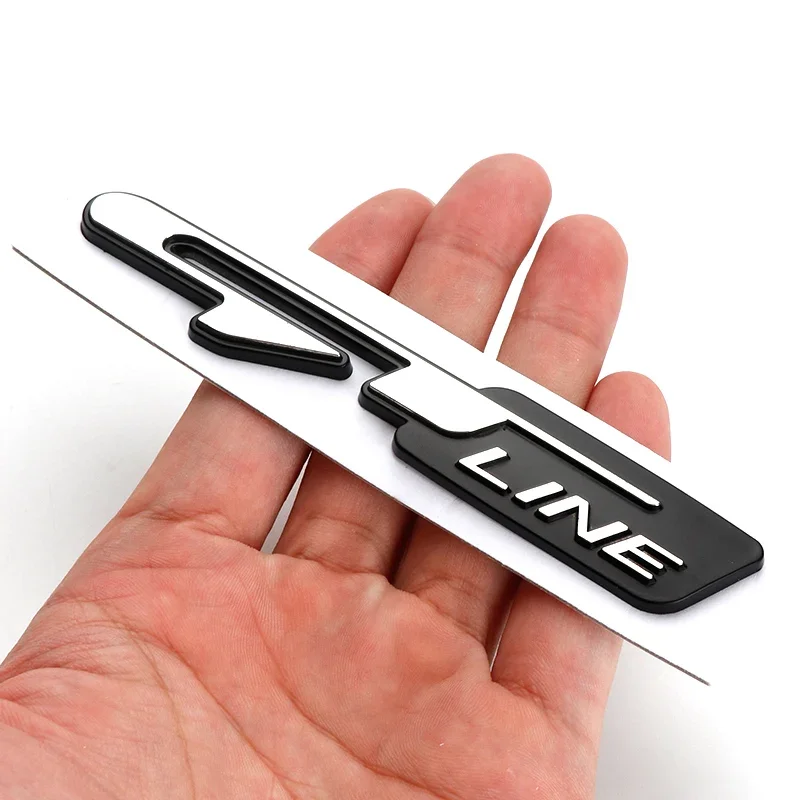 3D GT Line Logo Car Trunk Emblem Badge For KIA Pro Ceed Sportage Picanto Seltos K5 Stonic GTLine GT Line Sticker Accessories