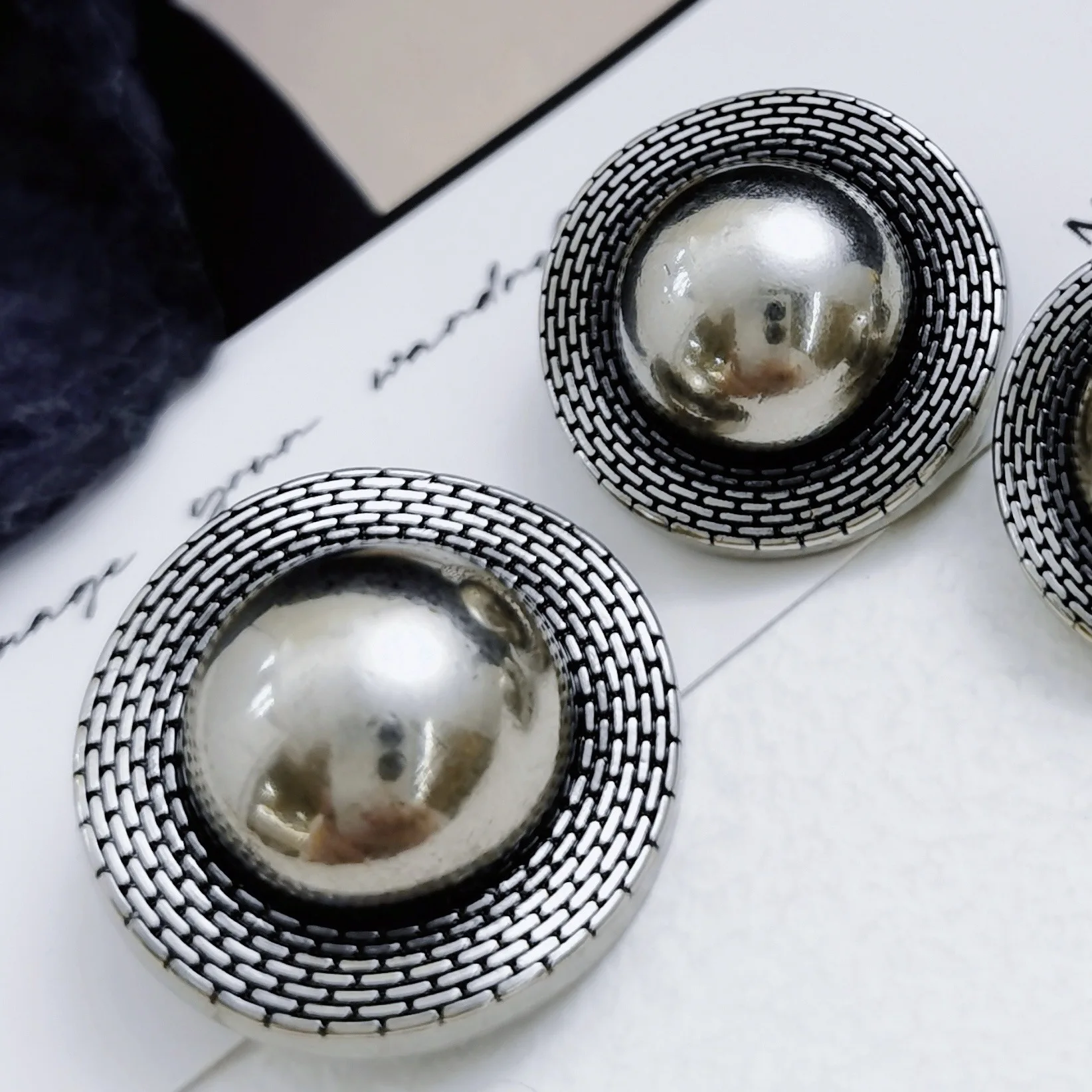 10PCS/Lot Suit Mushroom  Round Metal Buttons For Sewing Women\'s Windbreaker Coat Knit Bags Mini Big Handmade Accessories