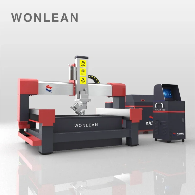 Factory Wholesale High Pressure Waterjet Cutting Machine Stainless Steel 3d Laser Cutting Head Cnc Waterjet Cutter