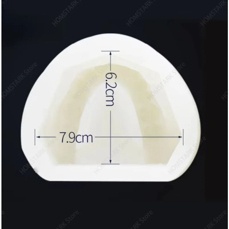 Dental Lab Silicone Impression Molding Block Kit, Upper & Lower Full Arch Teeth Model Block 2Pcs Per Pack