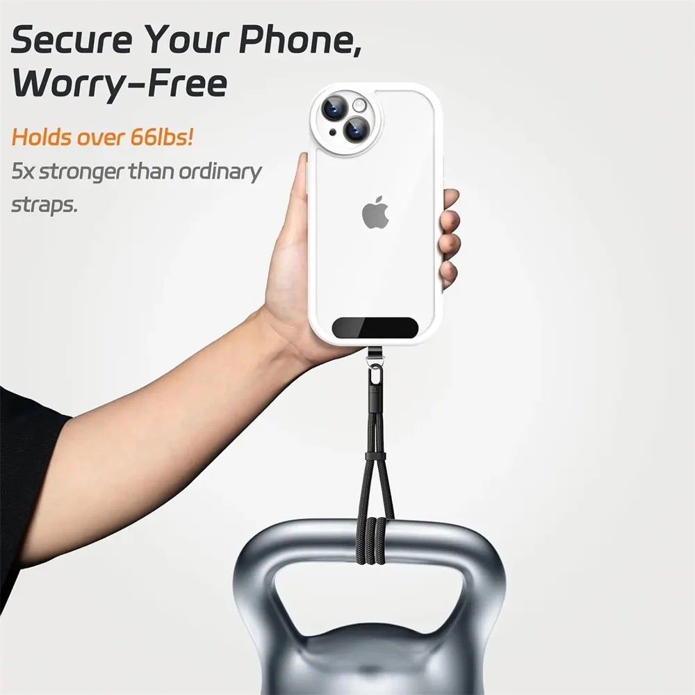 สายคล้องโทรศัพท์มือถือคุณภาพสูง หมุนได้ สีสันสดใส พกพาสะดวก สำหรับกิจกรรมกลางแจ้ง อุปกรณ์เสริมเคสโทรศัพท์