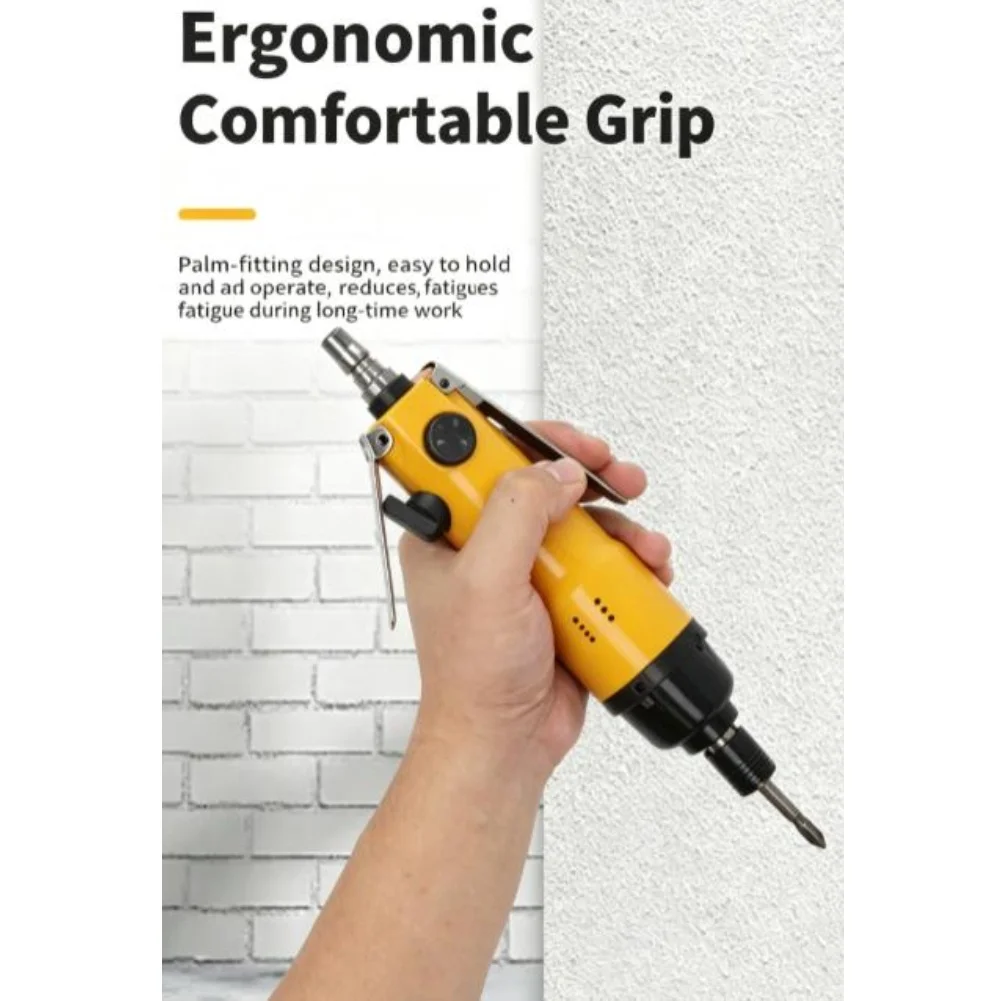 High Torque Pneumatic Screwdriver Screw Removal Tool Straight Air Driver Pneumatic Screwdriver 10000 RPM No-load Rate