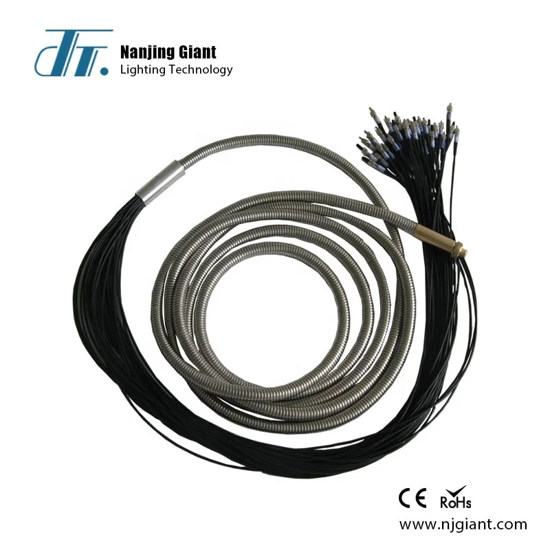 multi-branch glass light guide fiber optic for laser transmission