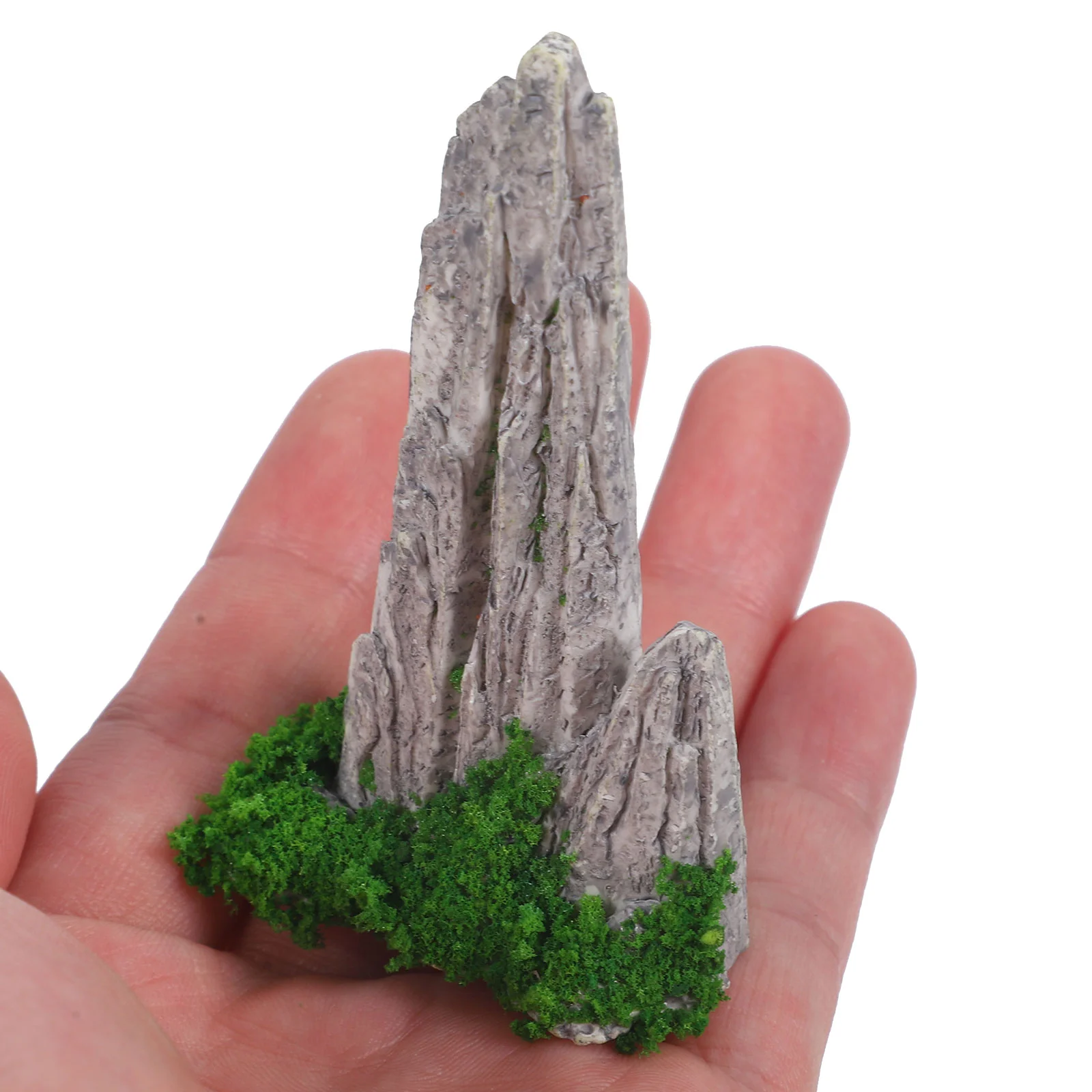 8 Pcs Artificial Simulated Rockery Ornaments Terrarium Desktop Decor Resin Landscape Mountain