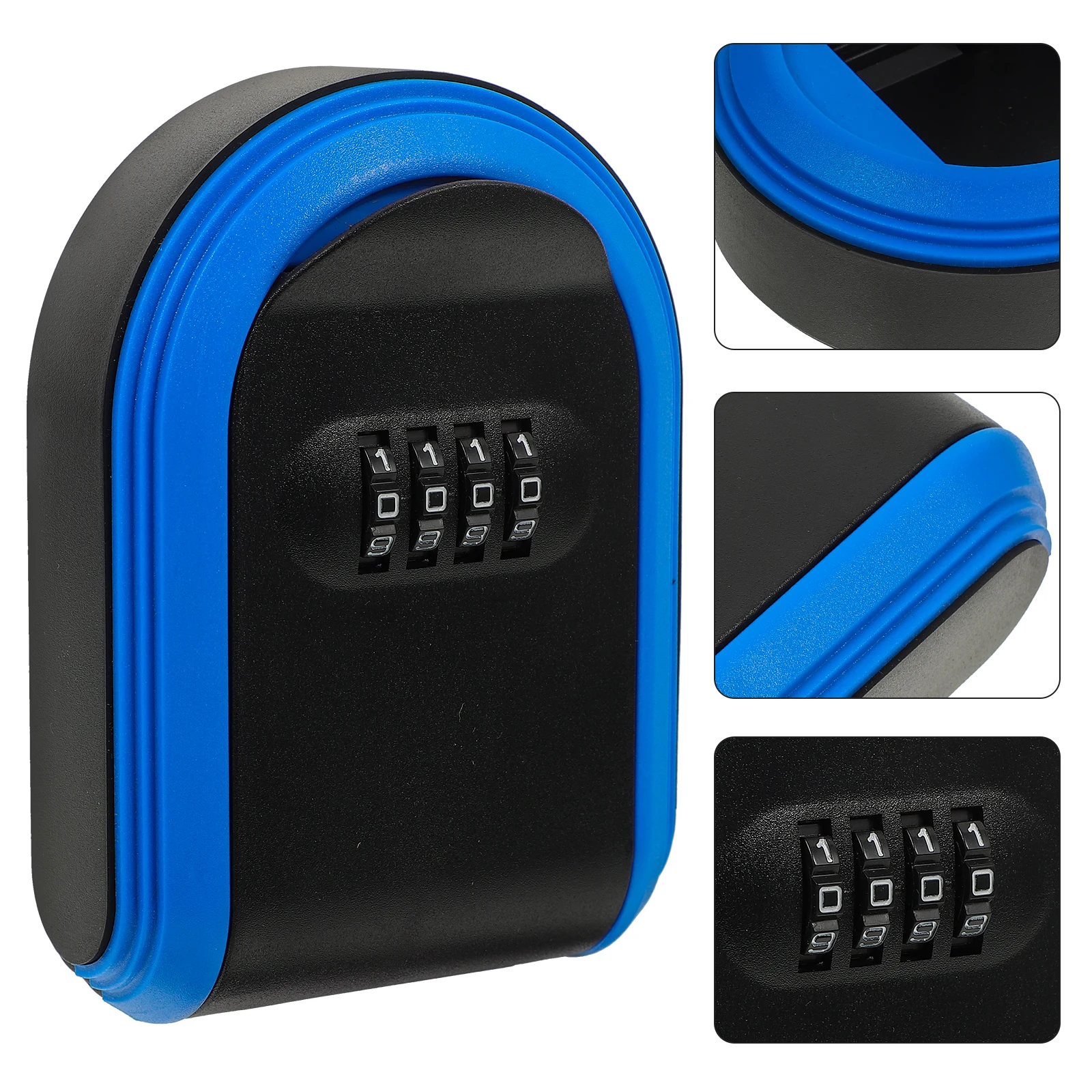 1pc Password Lock Key Box Combinazione ripristinabile a 4 cifre Montaggio a parete esterno Chiave di archiviazione Cassetta di sicurezza per appartamento