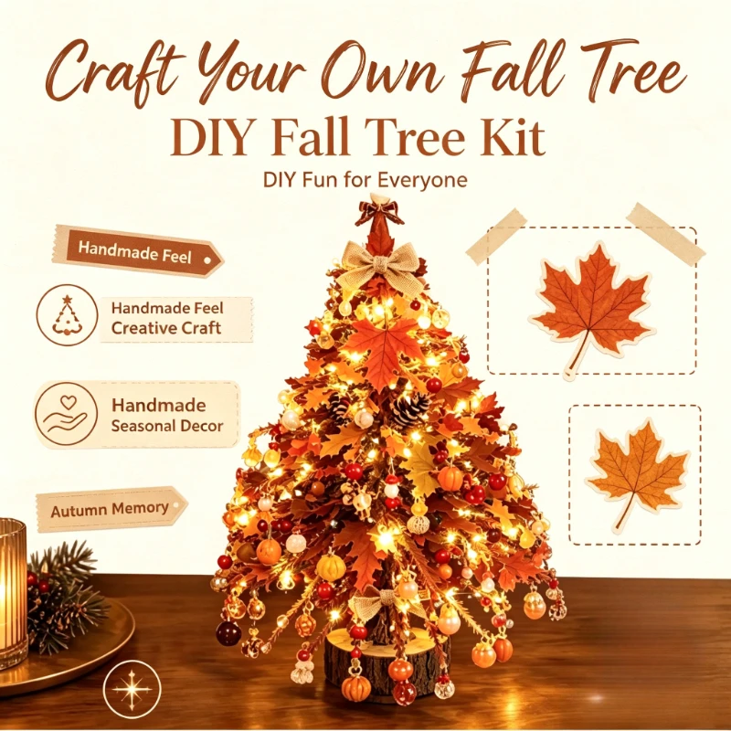 Home Decor Handmade - DIY Beaded Christmas Tree Kit 3D