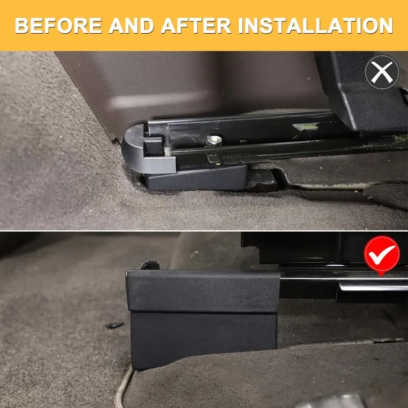

Carbon Steel Black For Land Rover Discovery 5 LR5 2017-2025 Car Second Row Seat Heightening Stand Car Interior Accessories