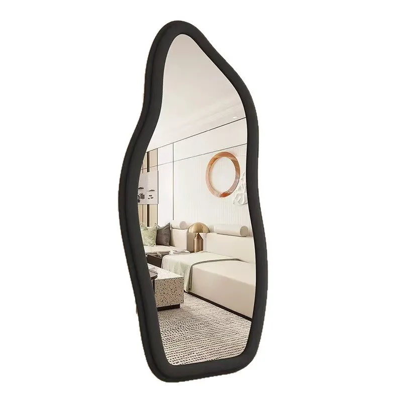 

Internet celebrity home cream ins wind French fitting mirror girls living room bedroom full makeup mirror