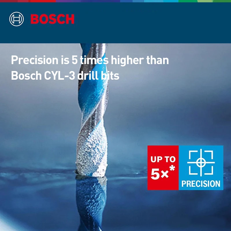 

Многофункциональные сверла с шестигранным хвостовиком серии Bosch Expert подходят для бетона, дерева, металла