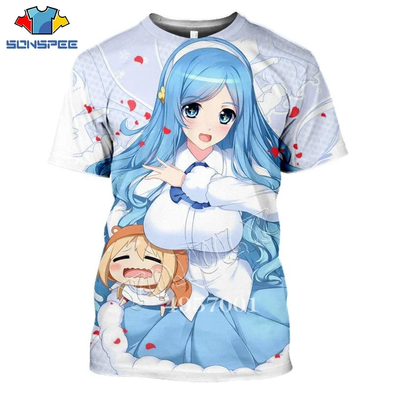 Summer 2024 New Hot SONSPEE Anime 3D Printed Harajuku Short Sleeve T-shirt for Men and Women Plus-size Fashion Top