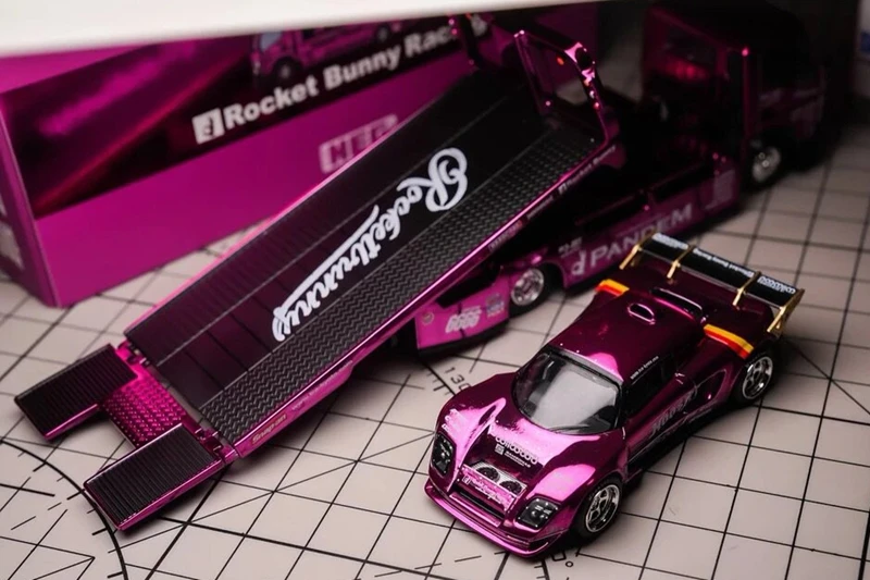 Toy Car Xcartoys POPRACE HEC RWB 930 RWB TRUCK PANDEM ELISE PANDEM