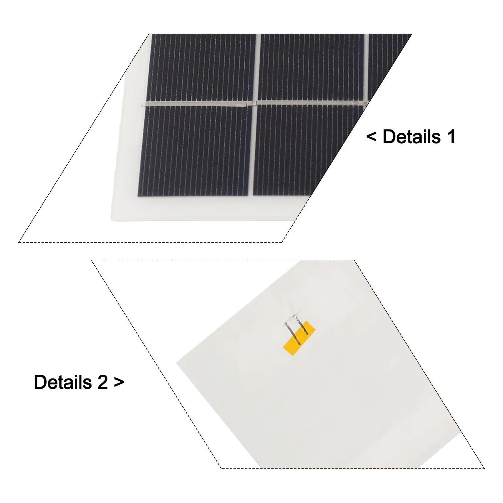 7W 5V Portable Polycrystalline Solar Panel Laminate Coordinator DIY Accessories For Charge Your Mobile Phone, MP3 Player