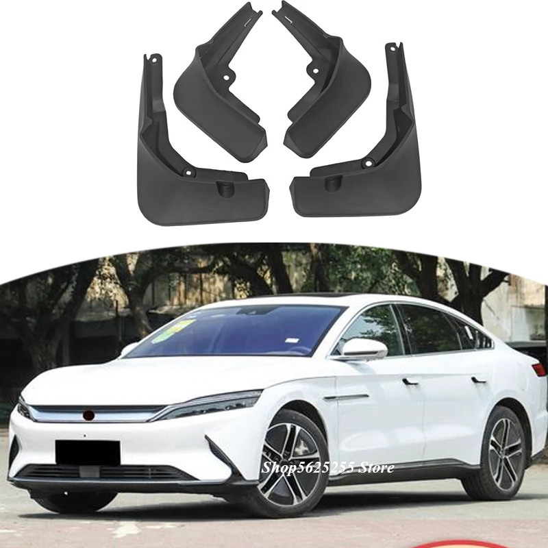 

Car Mud Flaps Fender For BYD Han Ev 2020 2021 Front Rear Wheel Mudguard Fenders Splash Guards Mudguards Soft Rubber