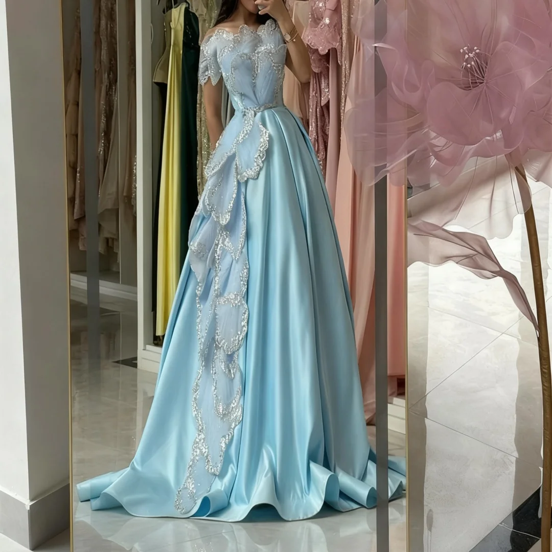 

Элегантные платья для выпускного вечера трапециевидной формы по индивидуальному заказу, вечерние платья для женщин, платья для выпускного вечера на день рождения