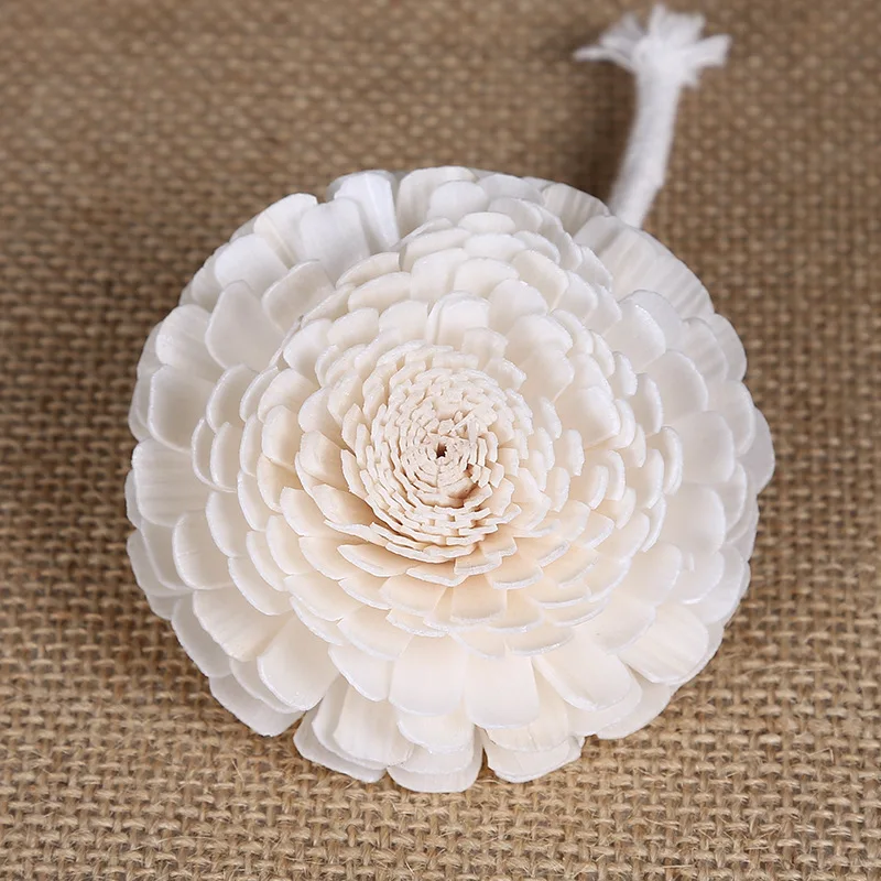 5PCS Aromatherapy Sola Flower,Plant Hand-dried Flower Simulation Flower Crafts Essential Oil Diffusing Accessories