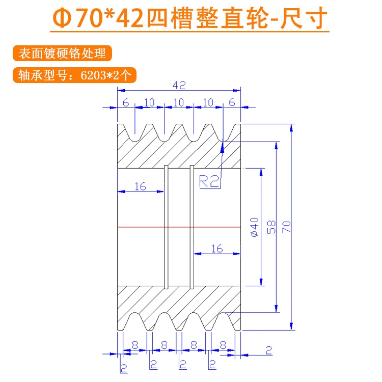 straight-wheel extruder head steel wheel three-slot double-slot extruder out of the wire through the guide wheel core wire is pu