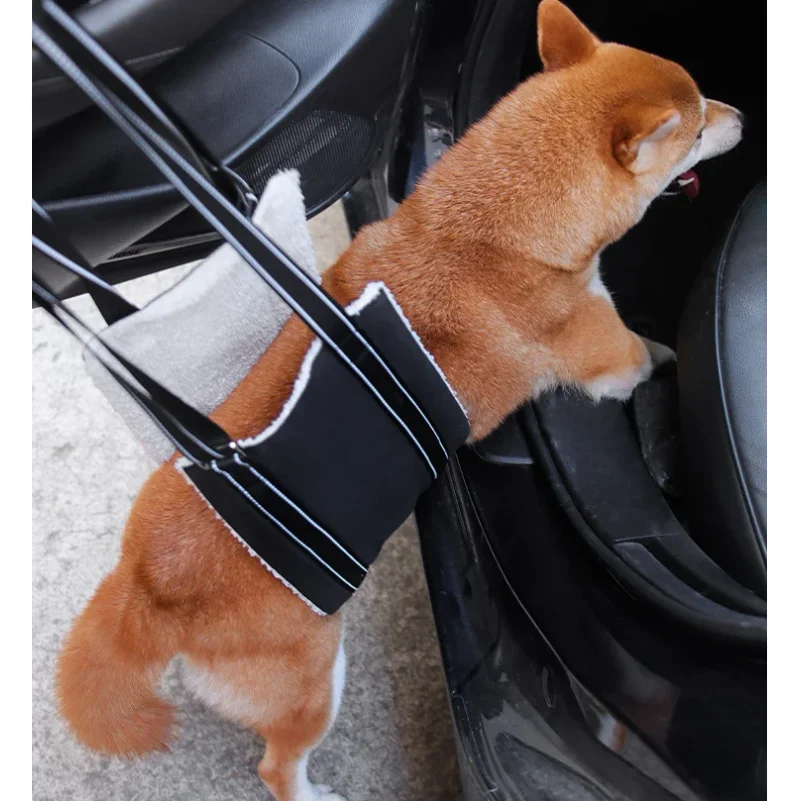 Dog Lift Harness Adjustable Dog Sling for Back Legs Support Rehab Harness for Weak Rear Legs Pet Aid Assist Tool For Elderly Dog