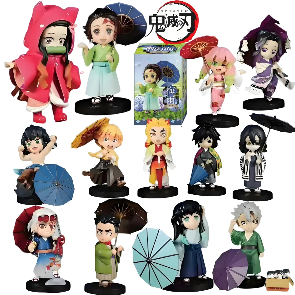 

Фигурка из аниме Demon Slayer: Танджиро Камадо и Незуко, креативная персонализированная статуэтка, модель-украшение, подарочная коробка-сюрприз.