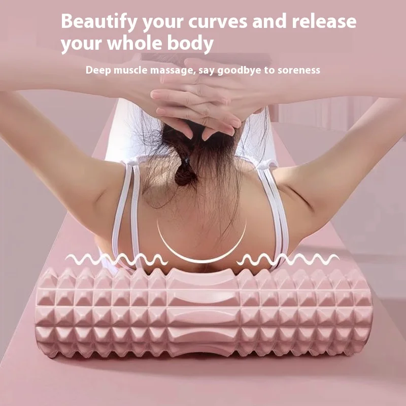 33/45 سنتيمتر ثلاثي الأبعاد نقطة اليوغا رغوة الأسطوانة الجسم النحت المنزل الصالة الرياضية الجسم كله تدليك العضلات الاسترخاء إعادة التأهيل الرياضي