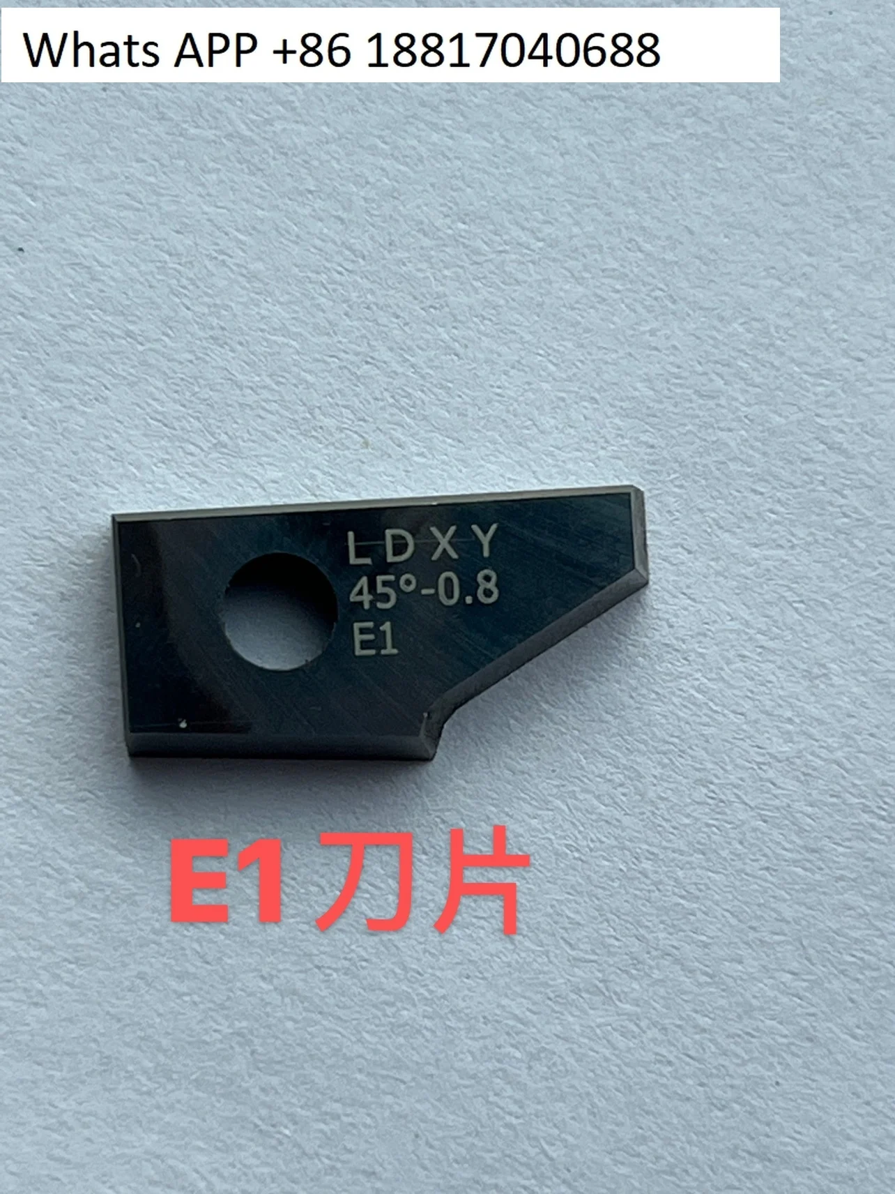 LD180 valve seat boring machine~ E1 blade (for tool holder in large tool holder) 