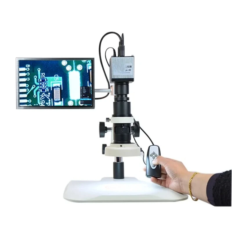 GP-40 Hd Electron Microscope Hdmi Digital Video Microscope Industrial Ccd Amplifier with Display