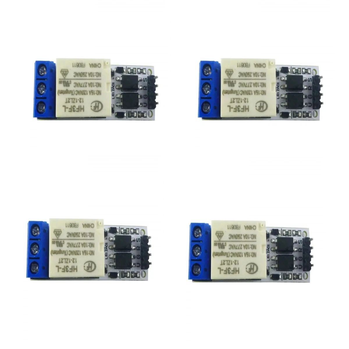 4PCS DC 5V 12V 24V Magnetic Latching Relay Module Bistable Self-locking Flip-Flop Latch Switch Board For Camera PTZ CCTV