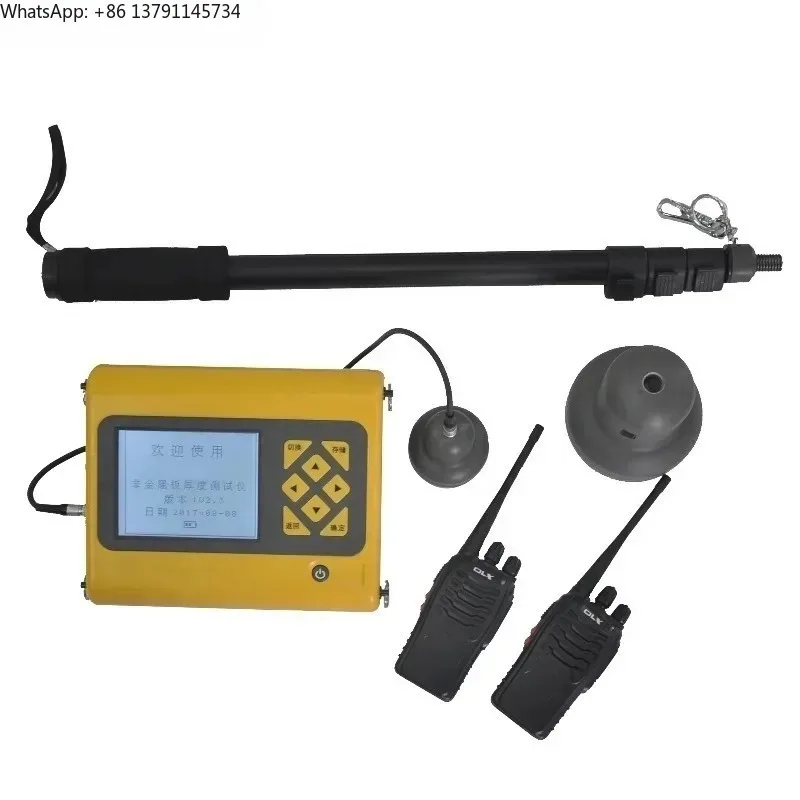 Floor Slab Thickness Tester Steel Bar Positioning Scanner Non-Destructive Testing Gauge for Construction Quality Control