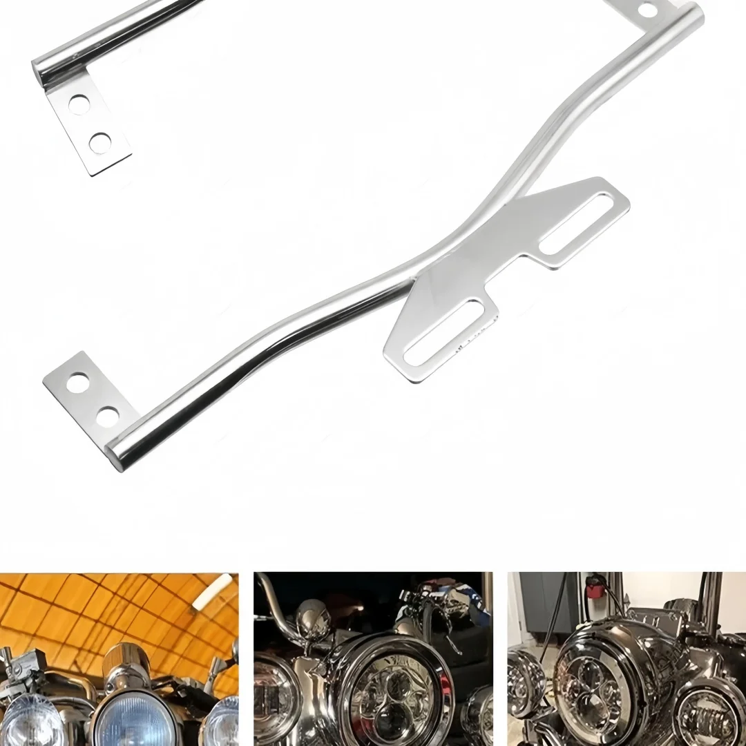 

Universal Motorcycle Fog Light Bracket For Harley Cruise Honda Suzuki Yamaha Headlight Turn Signal Lamp Auxiliary Bar Holder