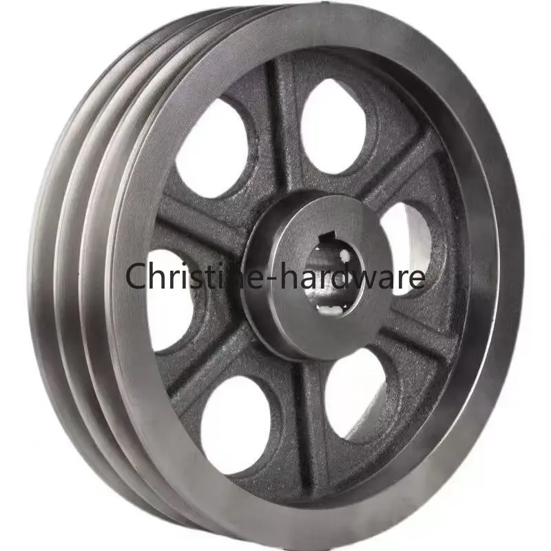 B3-280 Triangular belt wheel Type B three groove outside diameter 280mm cast iron motor belt disk motor accessories customized