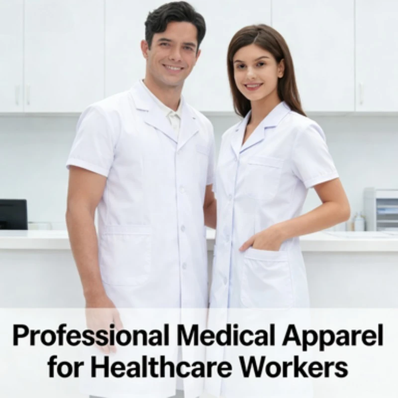 معطف مختبر للجنسين بأكمام قصيرة، زي واقي صيفي أبيض لعمال ورشة عمل أطباء الأسنان وصيدلية