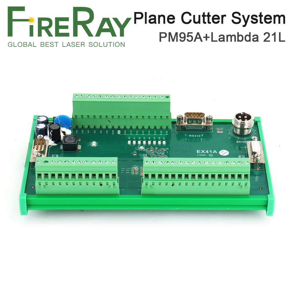 Controlador láser de fibra FireRay WeiHong PM95A + Lambda 21L con volante inalámbrico para avión/tubería/acero angular/acero de canal