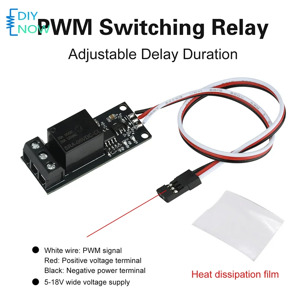 5-18V RC Drone Remote Control Relay Switch Time Delay PWM Electronic Switch Relay Controller Power Supply Model Airplane Car