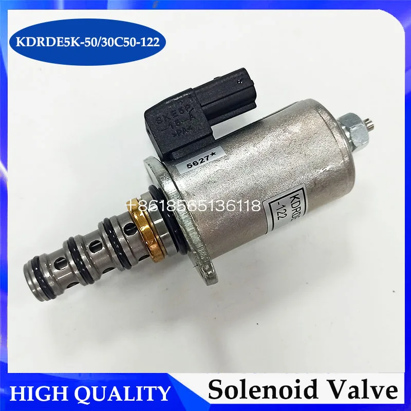 

Электромагнитный клапан KDRDE5K-50/30C50-122 для электромагнитного клапана экскаватора SK200-8 SK250 SK330 SK350-8