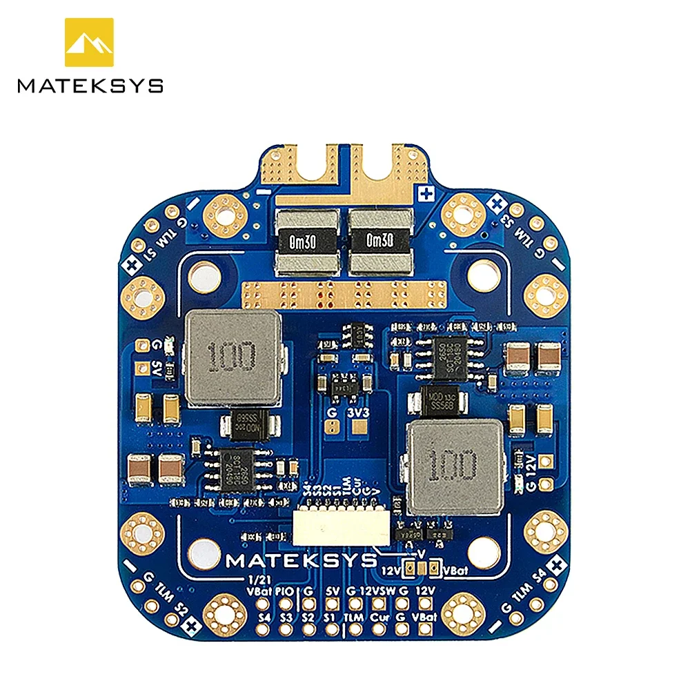 

MATEKSYS PDB FCHUB-12S V2 5V & 12V Output 440A Current Sensor 3-12S LIPO for RC Airplane Multirotor X-Class FPV Cinelifter Drone