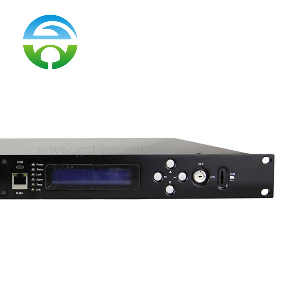 Optical Amplifier with Dual Power Supply, CATV, 4 Way, 1550nm, 47-1008MHz, GPON WDM EDFA