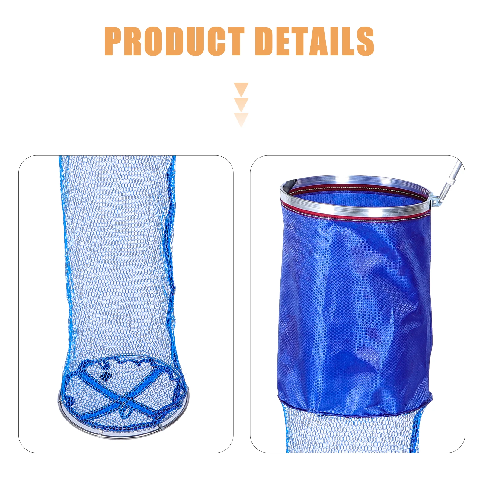 

Fold Stainless Steel Fish Guard Protective Aluminum Alloy Folding Fishing Nets