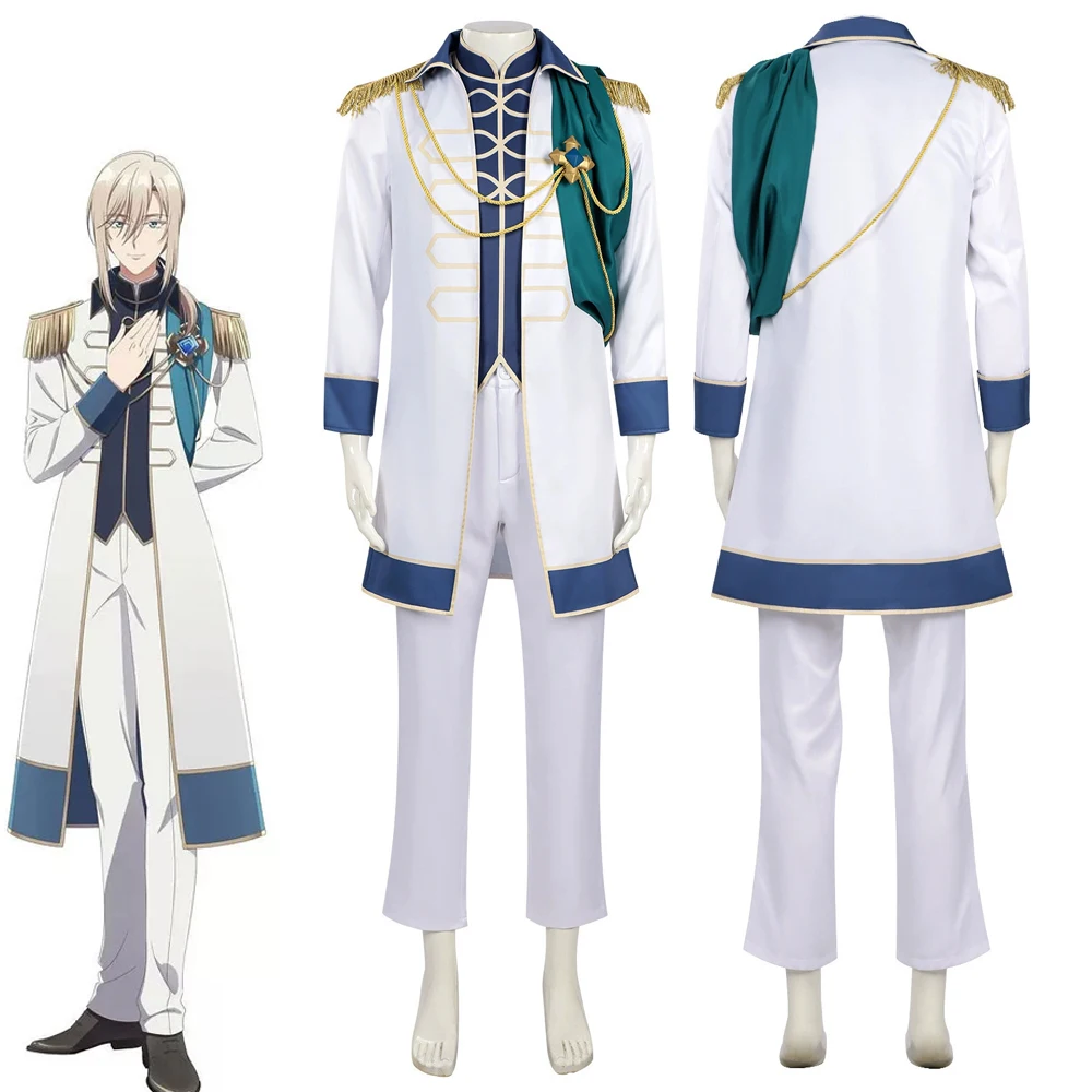 

Костюм для косплея Ренато Ди Рубини из аниме «Always A Catch», мужской, для взрослых: пальто, жилет, брюки, униформа принца, одежда на Хэллоуин