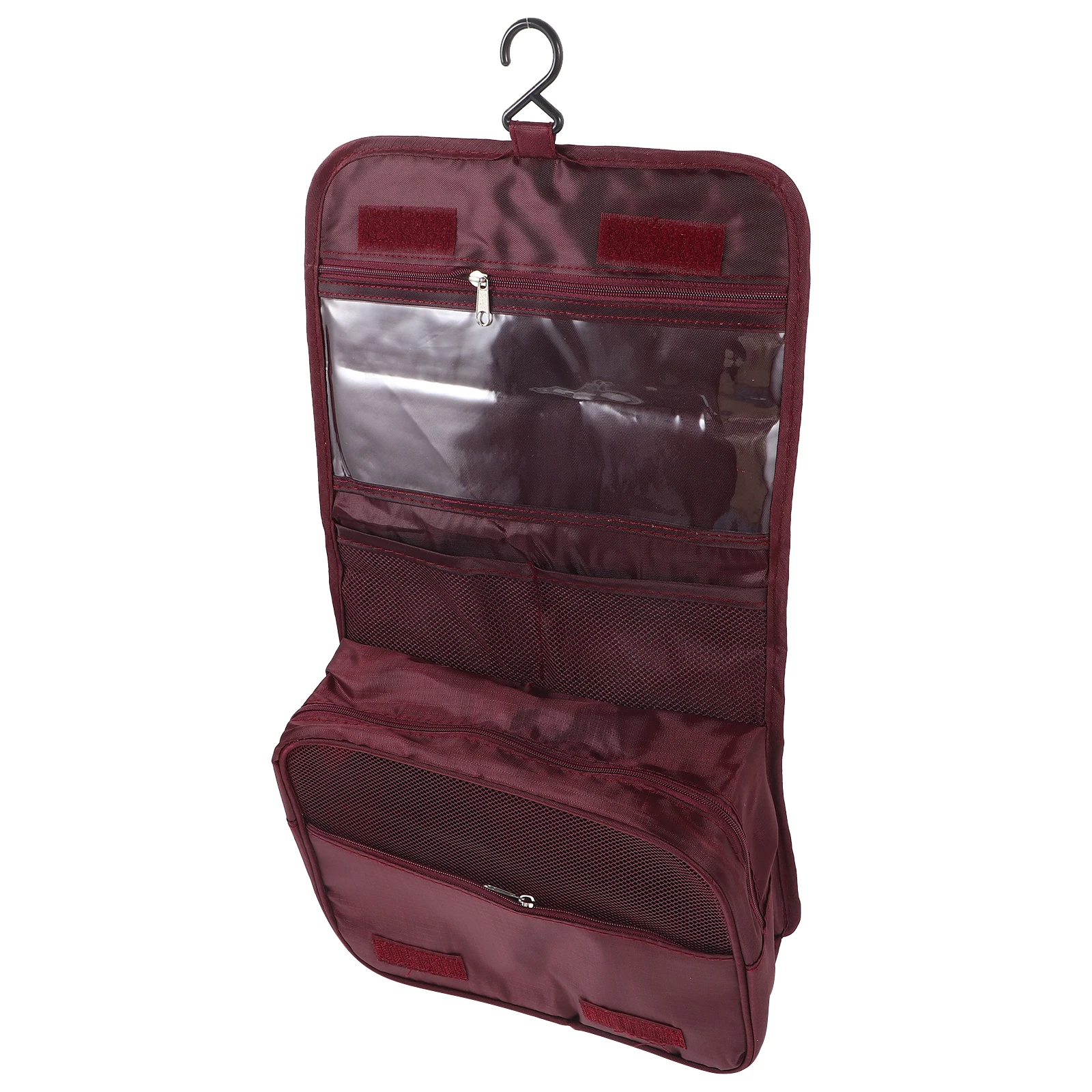 

Foldable Waterproof Toiletry Bag Multiple Pockets Hanging Organizer For Travel Gym Beach Foldable Makeup Bag With Hook