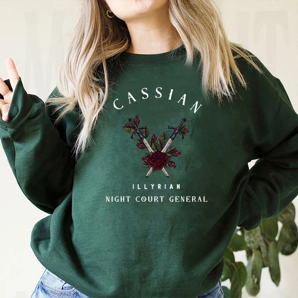 Illyrian Training Camp Sweatshirt Sarah J Maas Hoodie Acotar Velaris Jumper The Night Court Shirt Retro Cassian ACOTAR Sweatshir