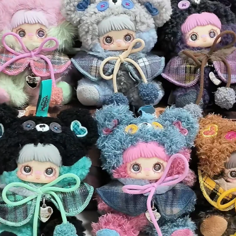 Maymei الدب الصغير كوكي سلسلة صندوق أعمى Maymei أنيمي الشكل مفاجأة حقيبة صندوق غامض أفخم قلادة المفاتيح اللعب جمع هدية #1