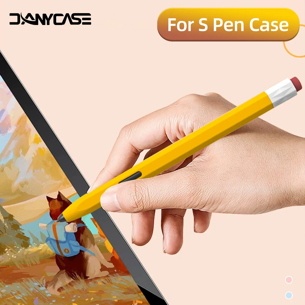 Stylus Touch Pen Case For Samsung S Pen Non-slip Protection Sleeve Cover for Tab S7 Plus S8 Ultra S6 Lite  Silicone Pencil Cover