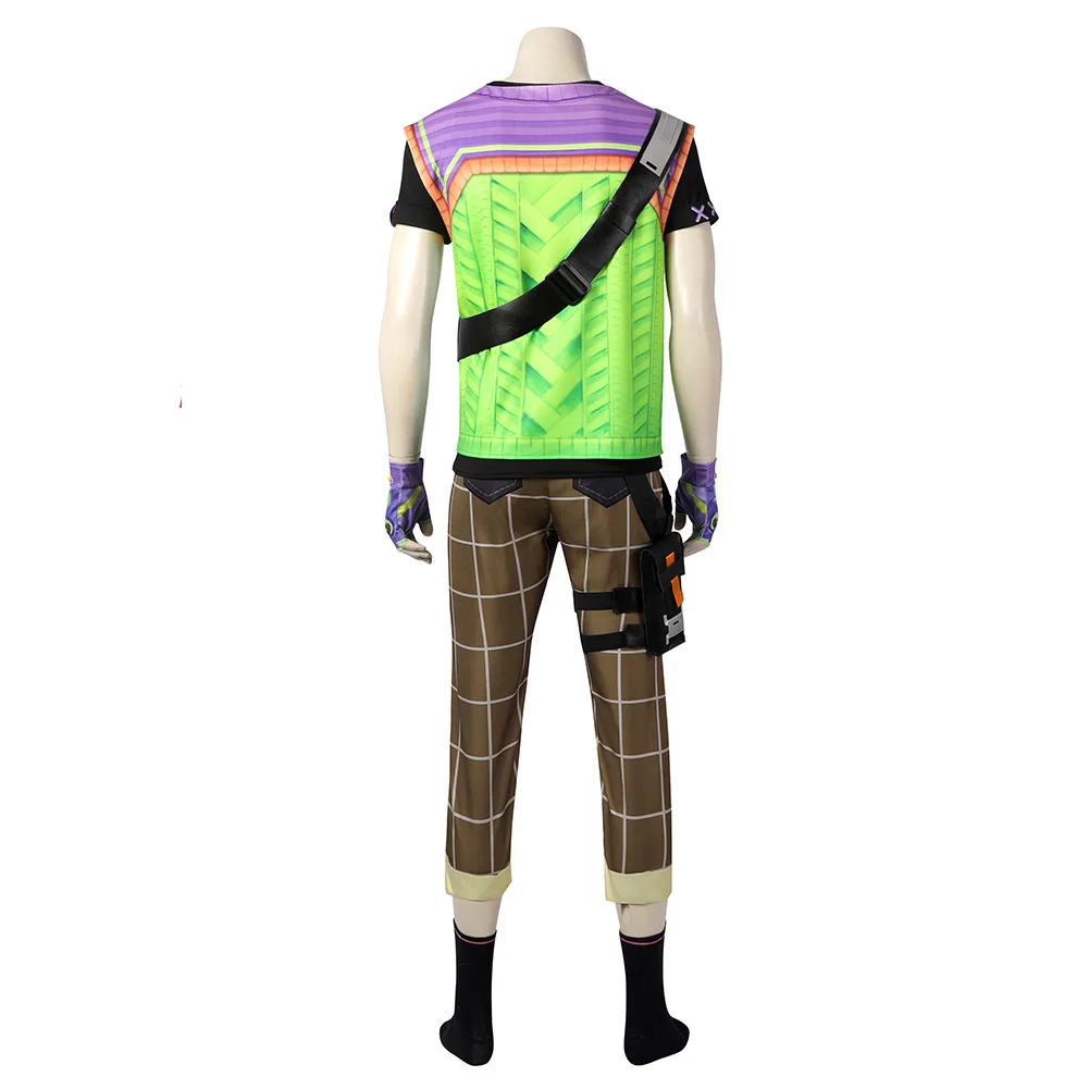 Valorant Gekko Agent Cosplay Kostuum Vermomming Kleding Halloween Carnaval Pak