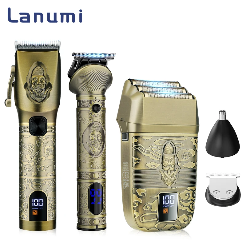 

Многофункциональная профессиональная машинка для стрижки волос RESUXI 5 в 1, набор для красоты