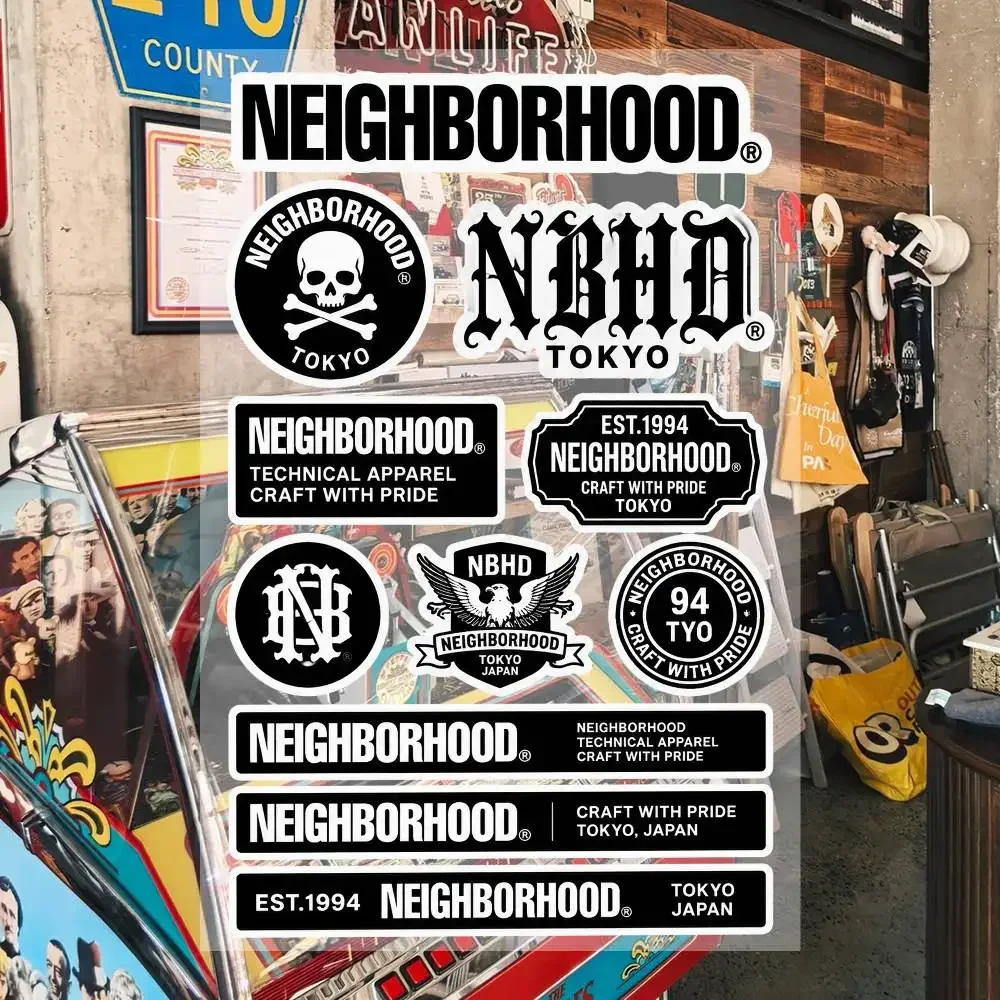 Neue Graffiti-Aufkleber im Nachbarschafts-Design, wasserdicht, aus PVC, für Auto, Motorrad, Skateboard, Helm, Notizbuch