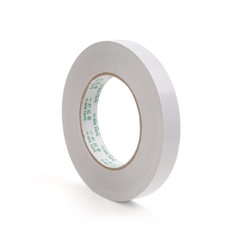 

White Double Sided Tape Adhesive Paper Strong Glue Stickers Ultra-thin Home Office High-Adhesive Tape Sealer School Supplies