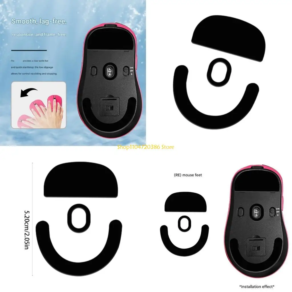 

K0EA Mousepad Esports Game Ice Version Mouse Feet for MCHOSE A7 Ultra RE Mouse Pad Mouse Skates