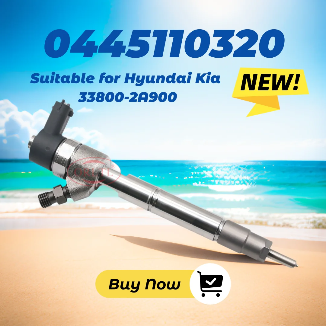 0445110320 Genuine Injector 33800-2A900 Diesel Fuel Nozzle 0 445 110 320 For Hyundai KIA 338002A900 0986435186 0445 110 320