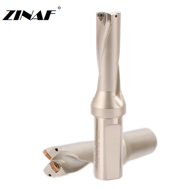 3Pcs/set WC Series Indexable drill U drill Bites Insert Drill Metal Drill Bits 14mm-50mm 2D 3D 4D Machinery Lathe CNC cooling