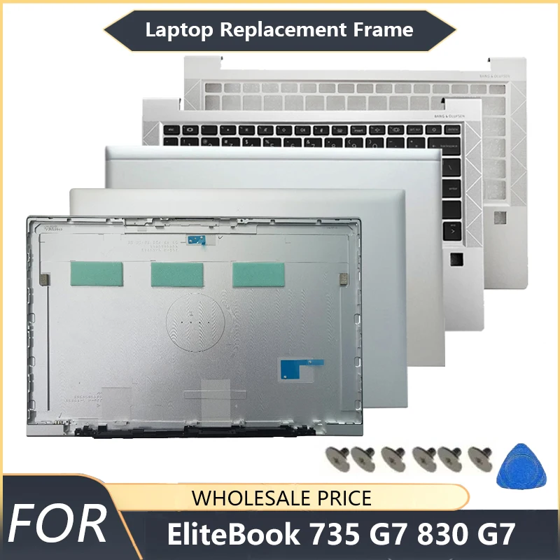

NEW For HP EliteBook 735 G7 830 G7 Laptop LCD Back Cover Front Bezel Palmrest Bottom Case Replacement Keyboard hinge