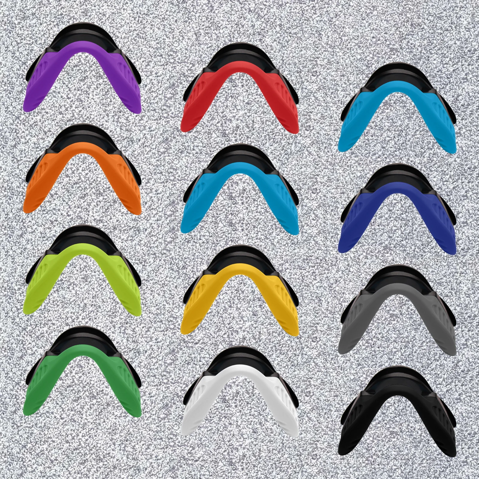 HDTAC Replacement Rubber Nose pads For-Oakley M2 Frame OO9212,M2 Frame XL OO9343,M2 Frame Vented Sunglasses Multicolor Options